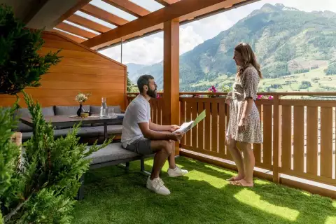 10 Ferienhaus Sonnenhang Balkon