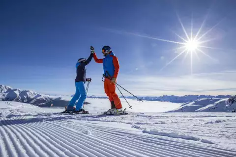 01 Ferienhaus Sonnenhang Skifahren
